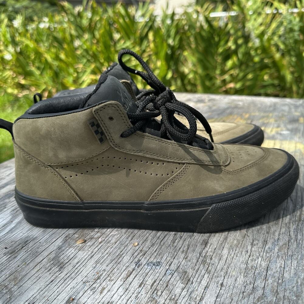 Vans Half Cab Skate Pro MC 96 VCU Men’s 9.5 Mike Carroll Olive Green/Black - BP